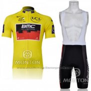 2011 Maillot Cyclisme BMC Lider Jaune Manches Courtes et Cuissard