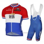 2017 Maillot Cyclisme Lotto NL-Jumbo Champion Pays-Bas Manches Courtes et Cuissard