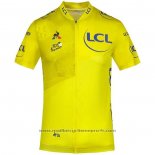 2020 Maillot Cyclisme Tour de France Jaune Manches Courtes Et Cuissard(2)