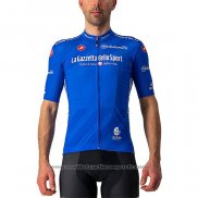 2021 Maillot Cyclisme Giro D'italie Bleu Manches Courtes Et Cuissard