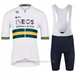 2022 Maillot Cyclisme Ineos Grenadiers Champion Australie Manches Courtes et Cuissard