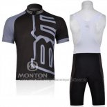 2011 Maillot Cyclisme BMC Noir Manches Courtes et Cuissard
