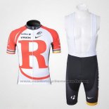 2011 Maillot Cyclisme Radioshack Blanc et Rouge Manches Courtes et Cuissard