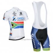 2014 Maillot Cyclisme Orica GreenEDGE Champion Afrique Du Sud Manches Courtes et Cuissard