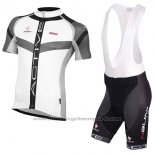 2017 Maillot Cyclisme Nalini Rigel Blanc Manches Courtes et Cuissard