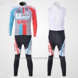 2011 Maillot Cyclisme Omega Pharma Lotto Beige Manches Longues et Cuissard