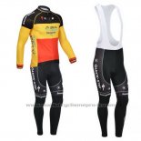 2013 Maillot Cyclisme Omega Pharma Quick Step Champion Belgique Manches Longues et Cuissard