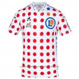 2020 Maillot Cyclisme Tour de France Blanc Rouge Manches Courtes Et Cuissard(2)