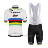 2020 Maillot Cyclisme UCI Monde Champion Trek Segafredo Manches Courtes et Cuissard