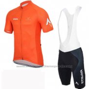 2019 Maillot Cyclisme Rally Orange Manches Courtes et Cuissard