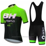 2020 Maillot Cyclisme BH Templo Vert Blanc Noir Manches Courtes et Cuissard
