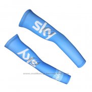 2015 Sky Manchettes Ciclismo Bleu