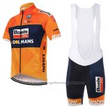 2017 Maillot Cyclisme Boels Dolmans Orange Manches Courtes et Cuissard