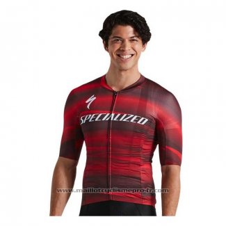 2021 Maillot Cyclisme Specialized Rouge Manches Courtes Et Cuissard