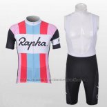 2012 Maillot Cyclisme Rapha Rouge et Blanc Manches Courtes et Cuissard