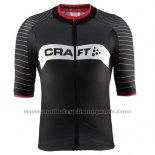 2016 Maillot Cyclisme Craft Noir et Blanc Manches Courtes et Cuissard