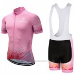 2018 Maillot Cyclisme Sobycle Rose Manches Courtes et Cuissard