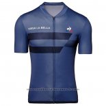 2020 Maillot Cyclisme Tour de France Fonce Bleu Manches Courtes Et Cuissard