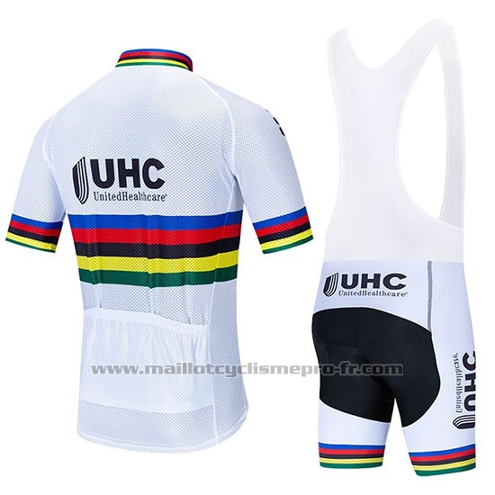 2020 Maillot Cyclisme UHC UCI Monde Champion Manches Courtes et Cuissard
